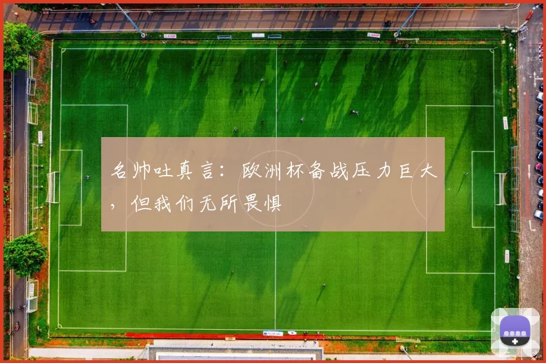 名帅吐真言：欧洲杯备战压力巨大，但我们无所畏惧