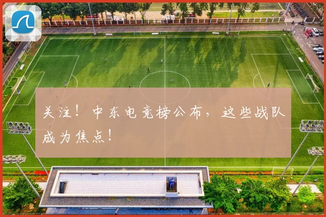 关注！中东电竞榜公布，这些战队成为焦点！
